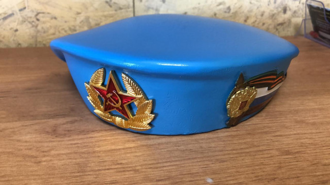 Берет гранитный голубой