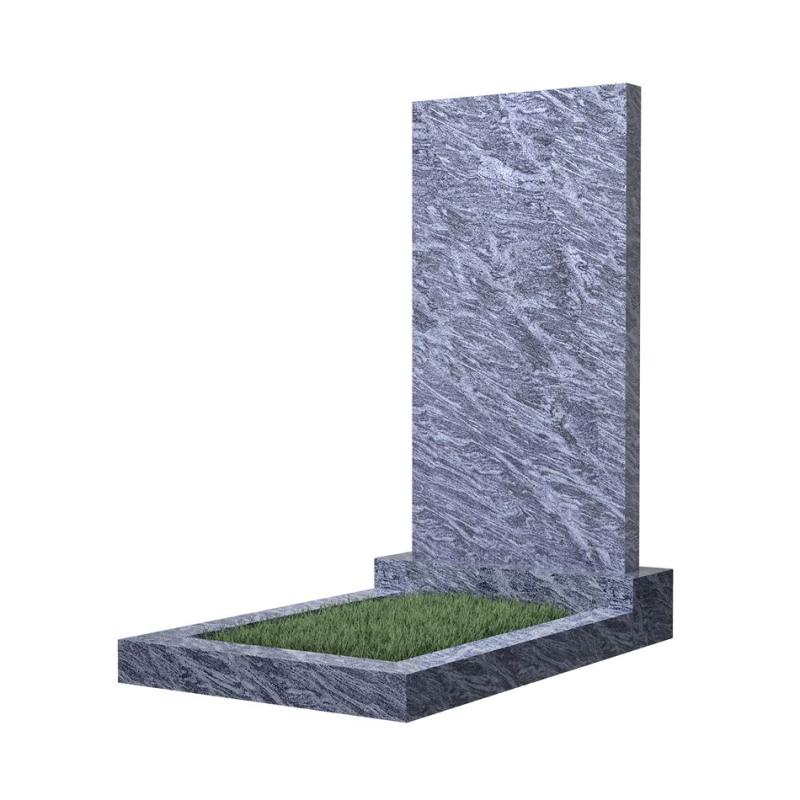 Памятник прямоугольный Визаж Блю (К10), Индия