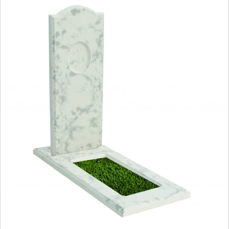 Заливной памятник из бетона №16