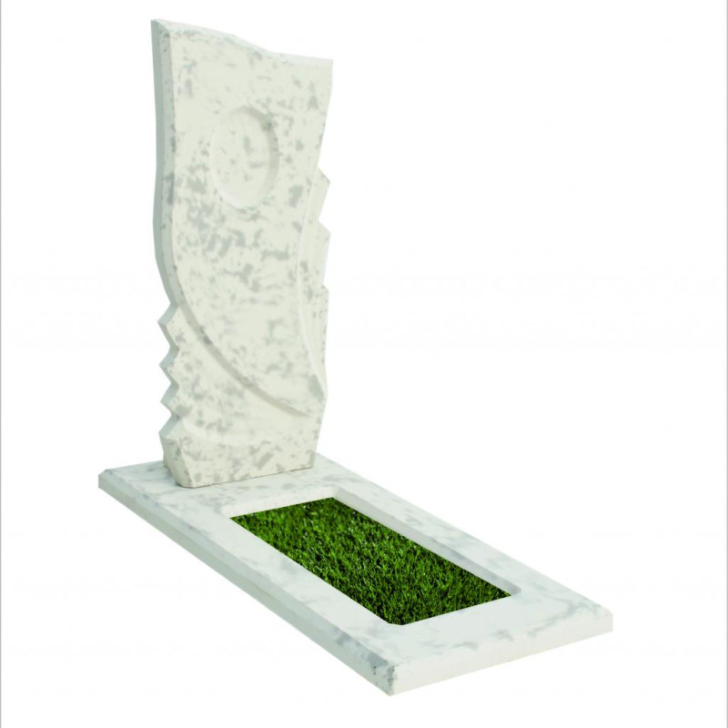 Заливной памятник из бетона №17