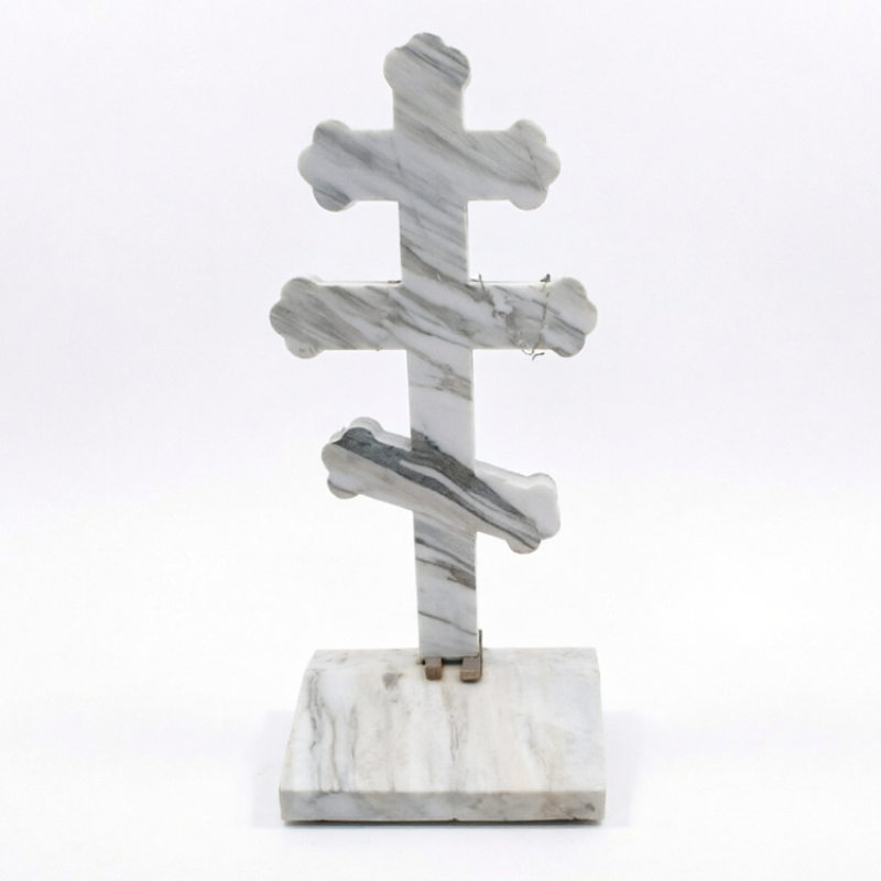 Памятники в форме креста Саянский мрамор