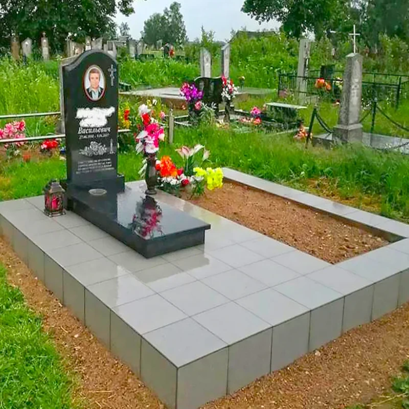 Монолитная плита/облицовка керамогранит 300х300 торцы закрыты