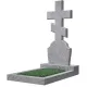 Памятник фигурный №40 светло-серый (К03)
