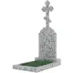 Памятник фигурный №128 светло-серый (К03)