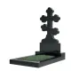 Памятник фигурный №114 черный (К22-25)