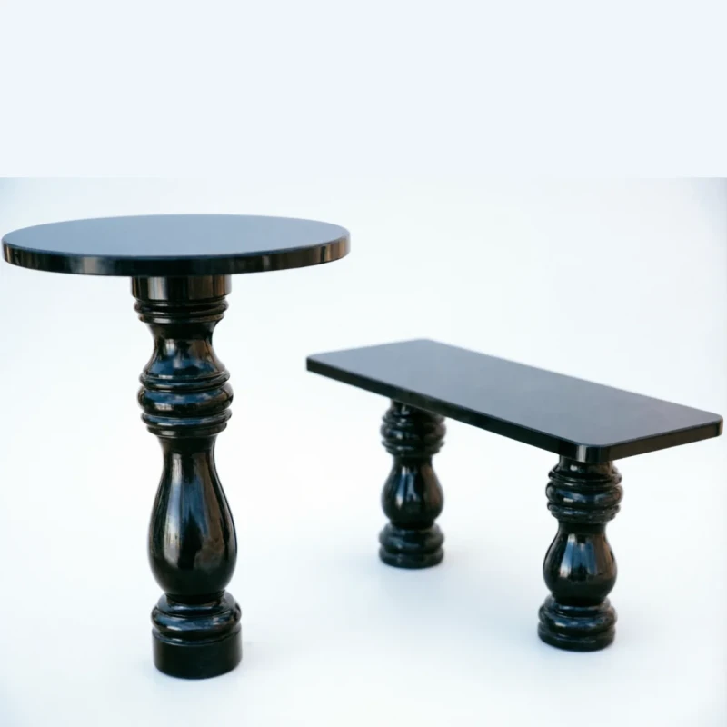 Лавка гранитная с белясинами