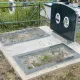 Обычная установка памятника с бетонированием